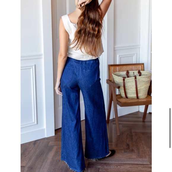 Emerson Fry TULIP WIDE LEG - INDIGO HEMP ORGANIC S - Picture 3 of 8